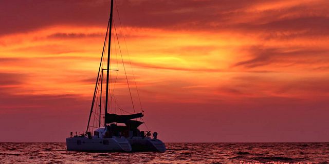 Sunset catamaran cruise north coast grand bay (7)